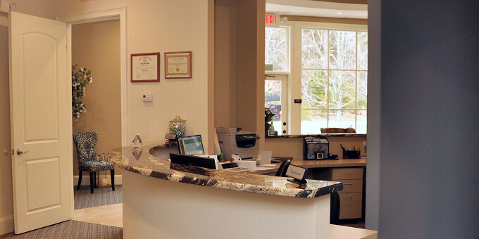 Image of the Brevard office lobby